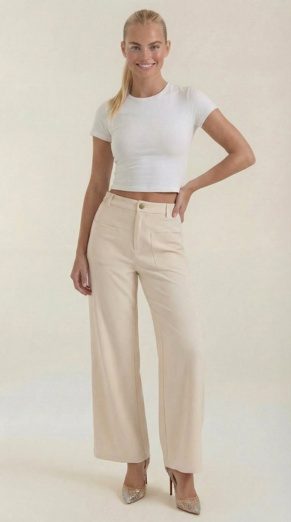 Allison Weite Pantalones de Pana