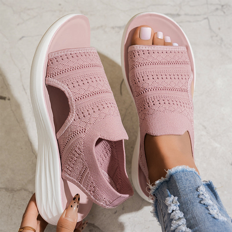 Zina | Sandalias de Plataforma Transpirable