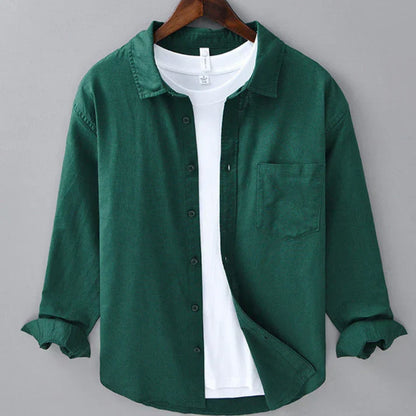 LORENZO | CAMISA DE ALGODÓN Y LINO