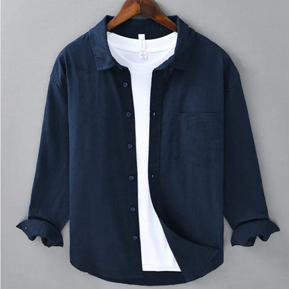LORENZO | CAMISA DE ALGODÓN Y LINO