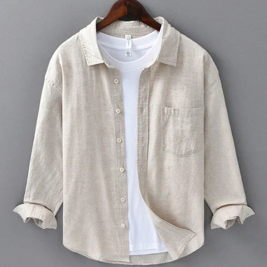LORENZO | CAMISA DE ALGODÓN Y LINO