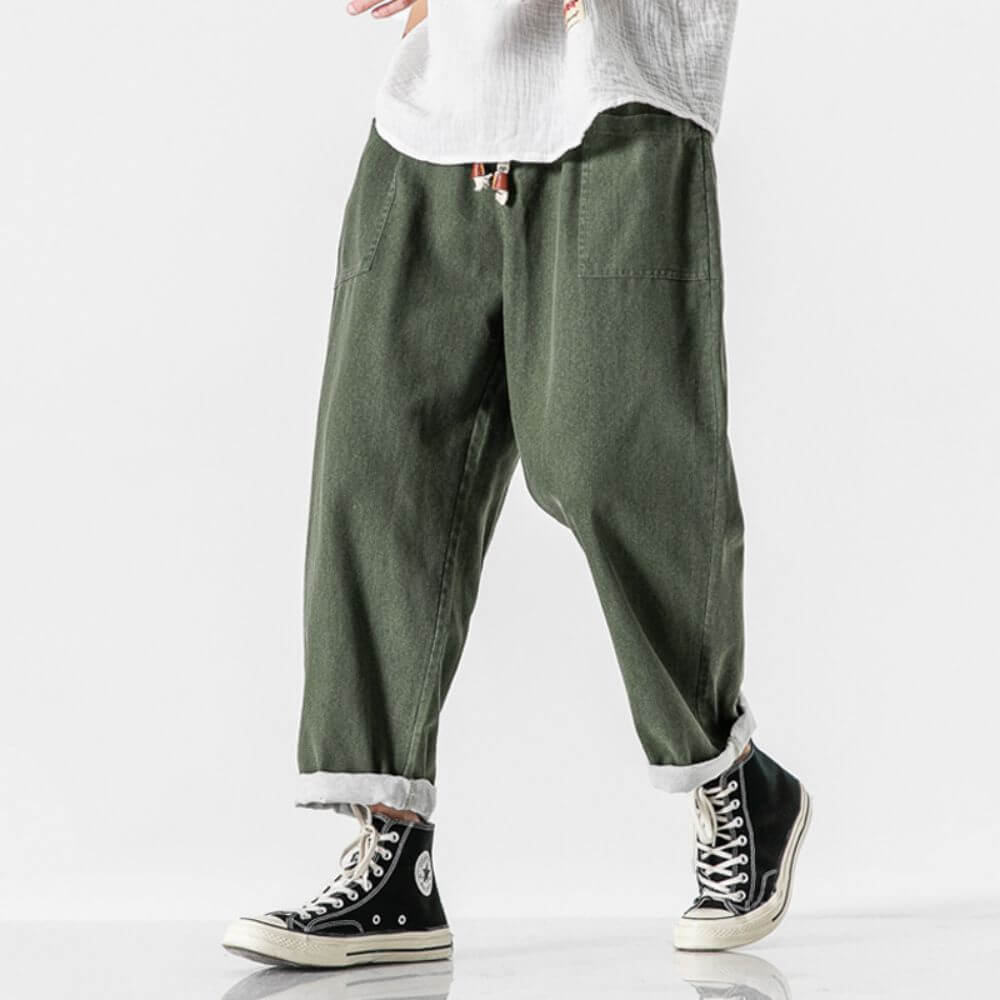 Fernando – Pantalón Vintage Ancho Casual