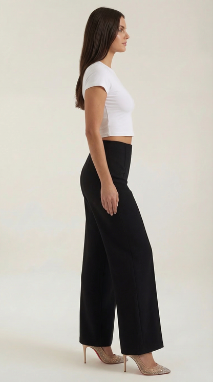 Pantalones Baggy Brooke de Cintura Media
